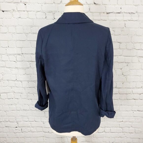 Chelsea28 Shawl Collar Blazer Navy XS NWT - Picture 5 of 7
